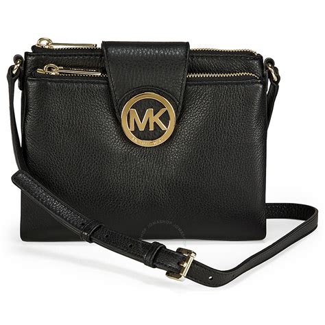 black michael kors large crossbody|Michael Kors black small purse.